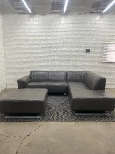 High Grade Genuine Leather Sectional , View more