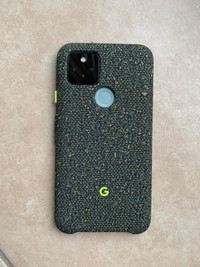 Pixel 5 Fabric Case (Green Chameleon)