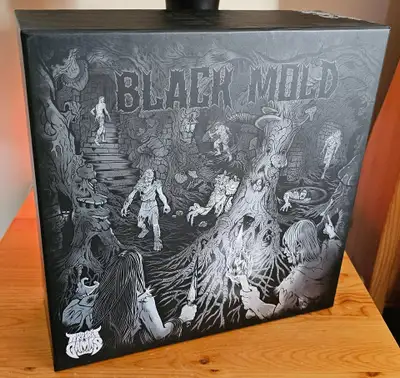 Not interested in trades. Cash only. Selling a "Like New" copy of **Black Mold** by Terrible Games....