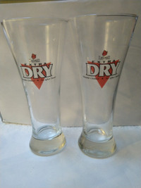 LABATT Extra Dry Double Chilled Beer Glass