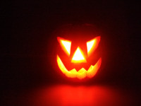 Halloween: Vintage Pumpkin Imposters Jack-o-Lantern light up
