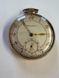 Selling Bulova Pocket Watch Gold Plated