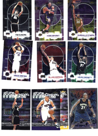 2000-01 Topps Finest Basketball Base bronze set series 1, 1-125