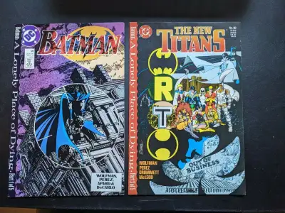 BATMAN 440-442 NEW TITANS 60 61 LONELY PLACE DYING 1-5 1ST TIM, View more