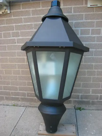 Luxlite street light top outdoor lighting fixture large, View more