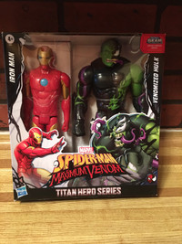 COLLECTABLE-MARVELS-IRON MAN & VENOMIZED HULK