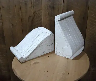 Corbels - antique corbels for sale - 8plyCwhite19x13x10, View more