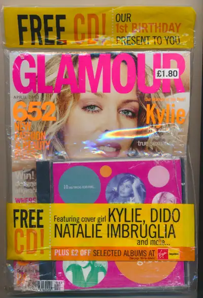 Kylie Minogue Glamour Our 1st B-Day-FREE CD Dido-Imbruglia-Seale, View more