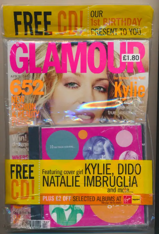 Kylie Minogue Glamour Our 1st B-Day-FREE CD Dido-Imbruglia-Seale in Arts & Collectibles in City of Toronto - Image 2