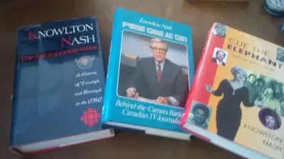 3 Books by Knowlton Nash, CBC, Brand New Condition, View more