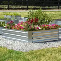 New Galvanized Steel Raised Garden Bed , new in box
