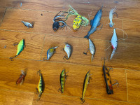 Fishing lures for sale 15 lures  all for $30