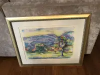 Hand Signed and Numbered Lithograph French Artist Jean Marzelle