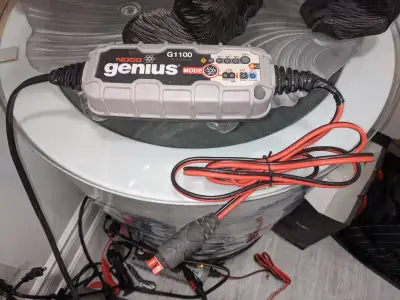 Almost new. Rarely used. Mounted into the garage but almost never plugged it in lol Works perfectly....