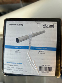 Vibrant 2” titanium exhaust pipe 
