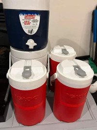 Coleman Cooler Jug BLUE 2 gallonIgloo Cooler Jug RED 1 gallon