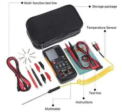 This is a new ANENG Q1 True RMS digital multimeter, perfect for electricians needing accurate measur...