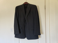 Brooks Brothers Men's Suit, Size US 42R & W36/L31, Charcoal
