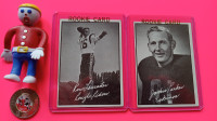 1961 Topps  CFL Rookie Cards of RON LANCASTER & JACKIE PARKER