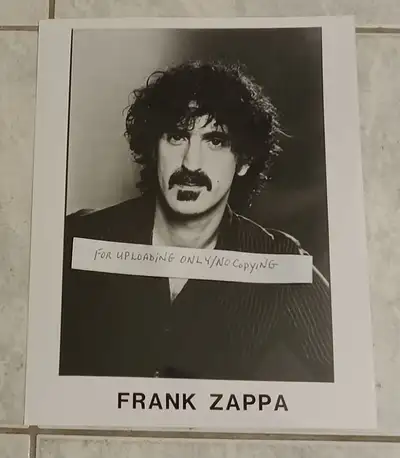 FRANK ZAPPA PROMO BLACK AND WHITE 8X10-INCH GLOSSY PHOTO!!, View more