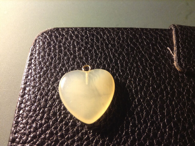 Jade Heart Pendant in Arts & Collectibles in Vancouver