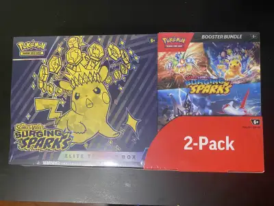 Pokemon 2-Pack (Surging Sparks & Booster Bundle), View more