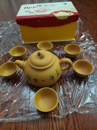 New, ceramic tea set