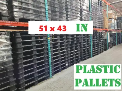 good used PALLETS and SKIDS for sale IN STOCK dry indoors 8 -430, View more
