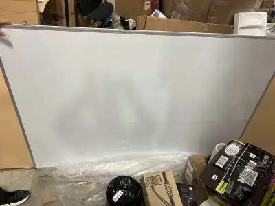 VIZ-PRO Double-Sided Magnetic ,72 x 48 Whiteboard only, View more