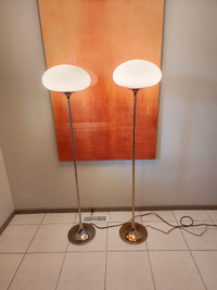 Mid Century Modern Laurel Lamp Co. Mushroom Floor Lamps