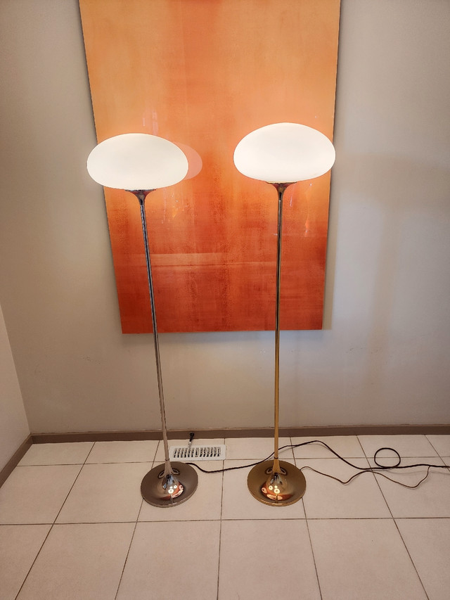 Mid Century Modern Laurel Lamp Co. Mushroom Floor Lamps in Indoor Lighting & Fans in Edmonton