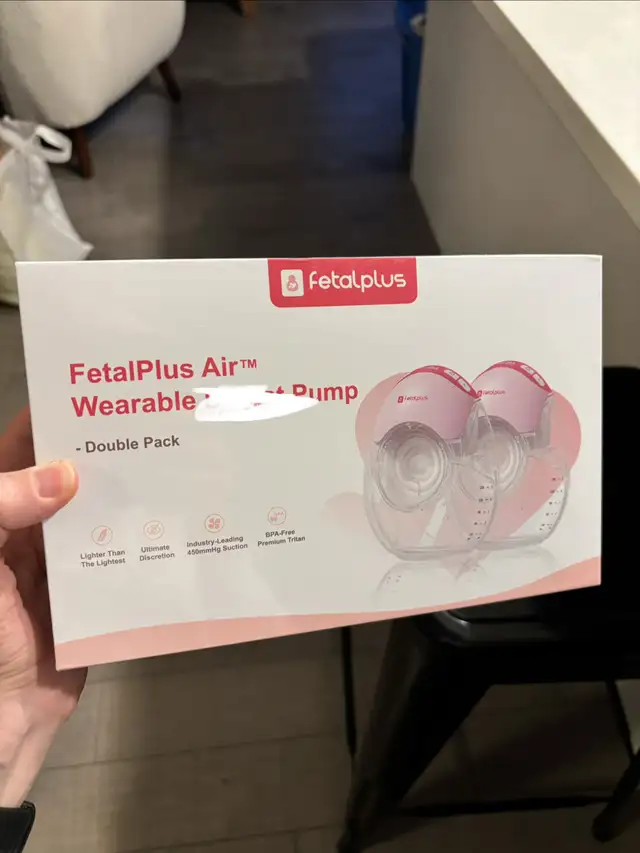 fetalair plus wearable breast pump - brand new in box! in Other in Guelph - Image 3