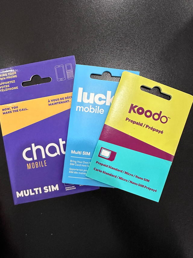 ✅✅ Prepaid Chatr lucky koodo activation max✅  dans Téléphones cellulaires  à Laval/Rive Nord