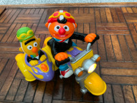 SESAME STREET - BERT AND ERNIE- Talking and motorcycle revs.