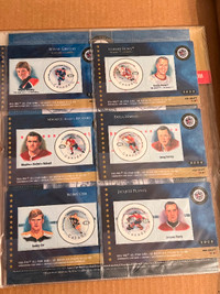 Cartes de hockey et timbres