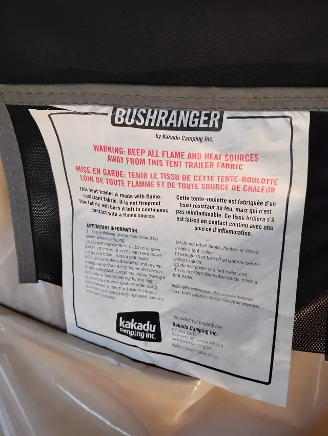 Bush Ranger Adventure Trailer in Travel Trailers & Campers in Comox / Courtenay / Cumberland - Image 7