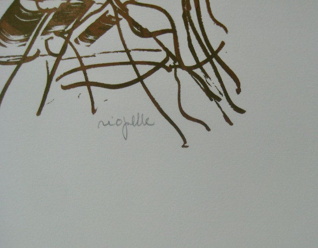 Jean-Paul Riopelle  Avec cadre neuf de $400 inclus in Arts & Collectibles in Laval / North Shore - Image 4