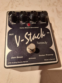 V-Stack Tweedy Pedal en parfaite condition + boîte originale!