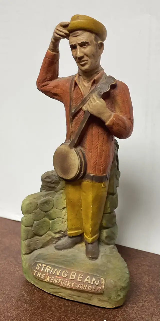 1950s Stringbean “The Kentucky Wonder” Chalkware Figure  in Arts & Collectibles in Kitchener / Waterloo - Image 2