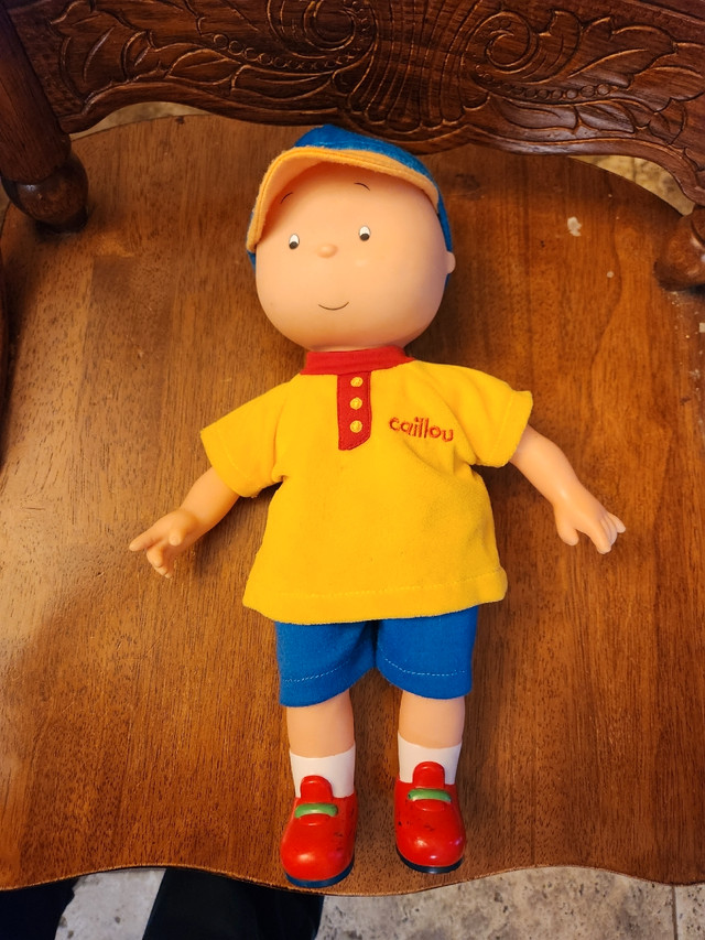 Hard face arms legs caillou plush  in Toys & Games in Stratford
