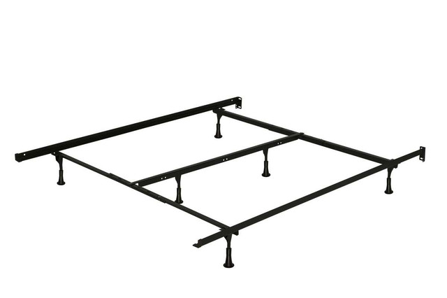 Adjustable Metal Bed Frame w/ Wheels in Beds & Mattresses in City of Toronto