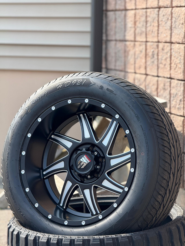NEW 20”AmercianTruxx Vortex(6x139)+275/55/R20-RAM1500/Sierra/Sil in Tires & Rims in City of Toronto