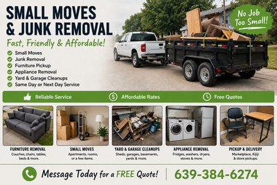 Affordable Small Junk Removal & Small Moving Services, View more