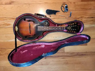 SUPERB VINTAGE 1947 Gibson L-12 Mandolin w/HCase! FREE SHIPPING!, View more