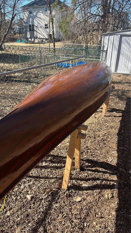 16’ cedar strip canoe in Canoes, Kayaks & Paddles in Petawawa