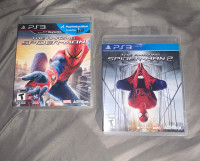 The Amazing Spider-Man 1 & 3 for Playstation 3. $30 Each