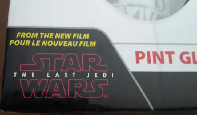 Star Wars 4-Pack Pint Glasses, Star Wars The Last Jedi, NIB in Arts & Collectibles in Stratford - Image 7