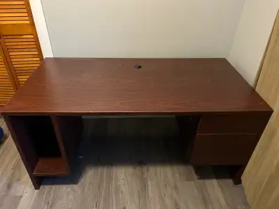 Office desk and chair, View more