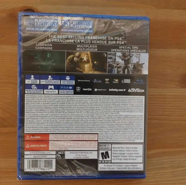 Call of Duty Modern Warfare PS4 - New  in Sony Playstation 4 in Ottawa - Image 3