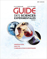 Guide des sciences expérimentales... 4e éd de Boisclair et Pagé